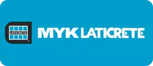 MYK Laticrete tile adhesives and construction chemicals brand logo