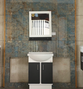 Vanity bathroom cabinet with mirror
