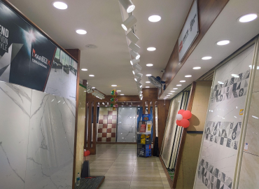 Swarnaa Agency Tiles Showroom Interior 2
